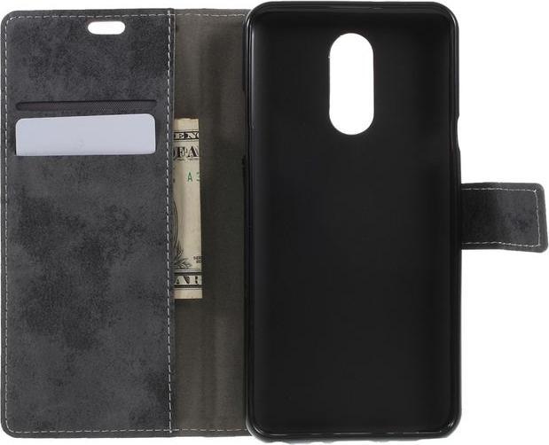 Produktbild MU Style Vintage Leder Bookcover Series (LG Q Stylus, LG Stylo 4)