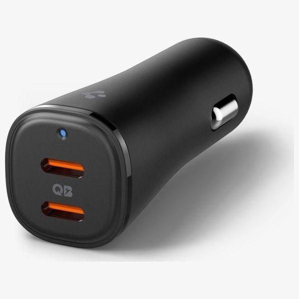 Actual product image Spigen ArcStation Essential EV502 50W Car Charger - Black