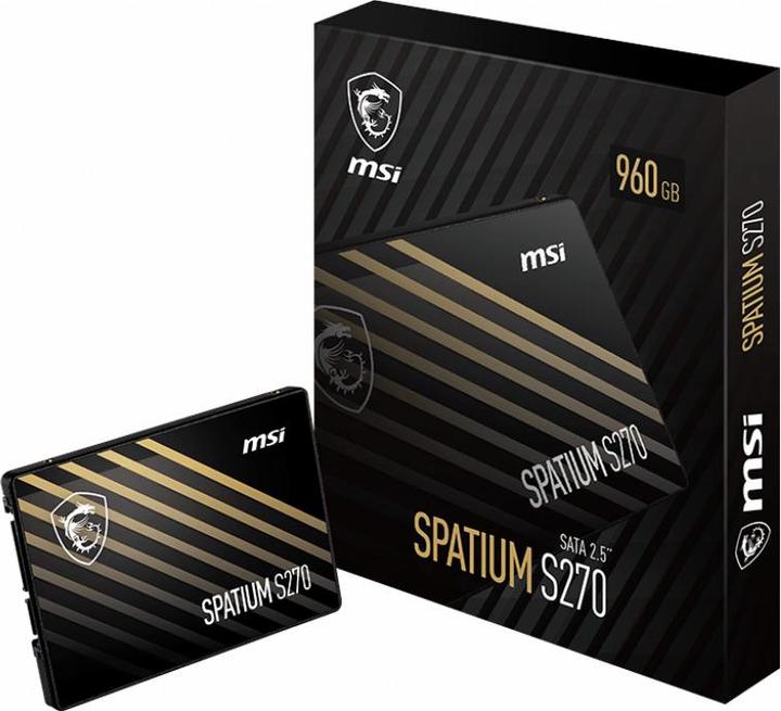 Produktbild MSI SSD 240GB Spatium S270 2,5" (6.4cm) SATAIII (240 GB, 2.5")