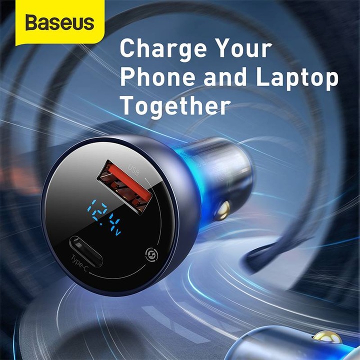 Image du produit Baseus Chargeur rapide double 65W