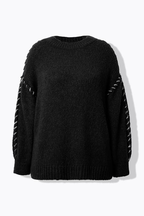 Produktbild Studio Untold Pullover, oversized, Colornähte, Langarm (46, 48)