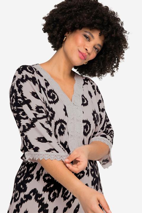 Produktbild Angel of Style Maxikleid, Alloverdruck, V-Ausschnitt (52)