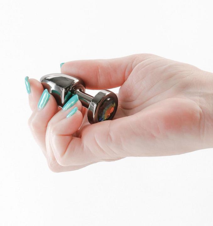 Produktbild NS Novelties Small Anal Plug Rear Assets Aluminum Butt Plug for Beginners Metal Anal Toy with Gem Petite Size (Ro