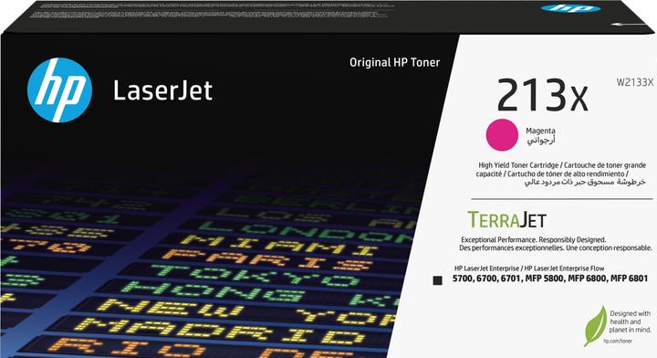 HP 213X Magenta Original LaserJet-Tonerkartusche mit hoher Reichweite, 6000 Seiten, Magenta, 1 Stück (M)