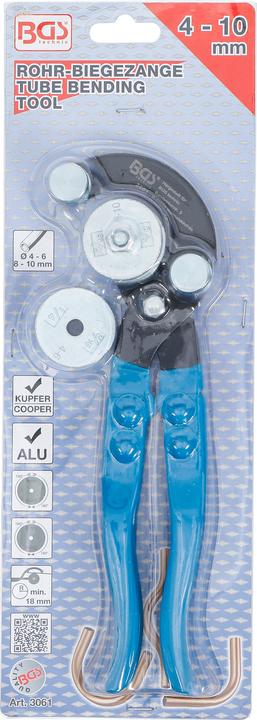 Actual product image BGS Pipe bending pliers (10 mm)