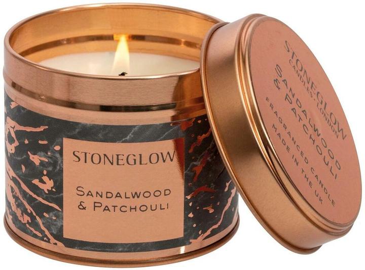 Stoneglow Duftkerze Sandalwood & Patchouli 135 g, Eigenschaften