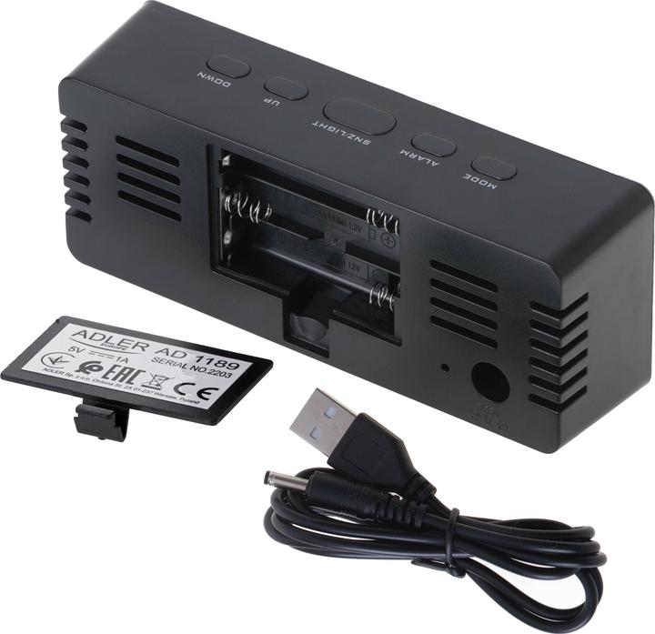 Actual product image Adler Alarm clock