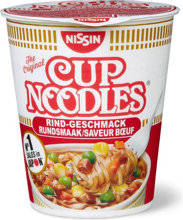 Produktbild Nissin Cup Nudeln Rindfleisch (64 g)