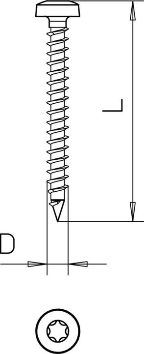 Immagine prodotto OBO Bettermann Vite d'oro sprint (200 Viti per pezzo)