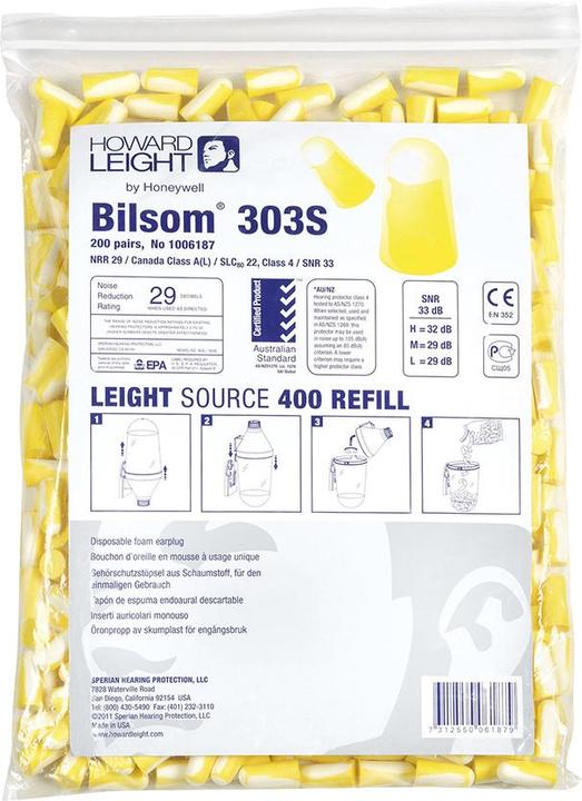 Image du produit Bilsom Bouchons d'oreille 33 dB à usage unique (200 x)