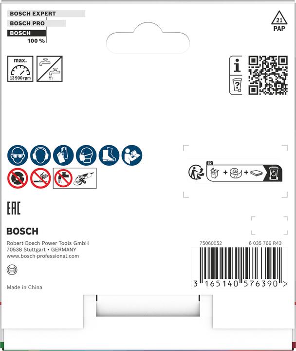 Produktbild Bosch Professional Zubehör Diamanttrennscheibe Standard for Ceramic, 110 x 22,23 x 1,6 x 7,5 mm