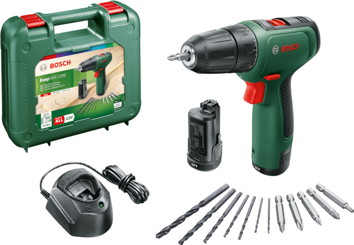 EasyDrill 1200, 2 battery packs PBA 12 V 1.5 Ah O-A