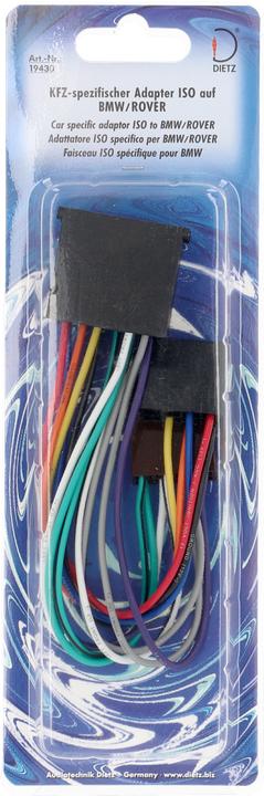 Actual product image Dietz Car specific adapter ISO to BMW