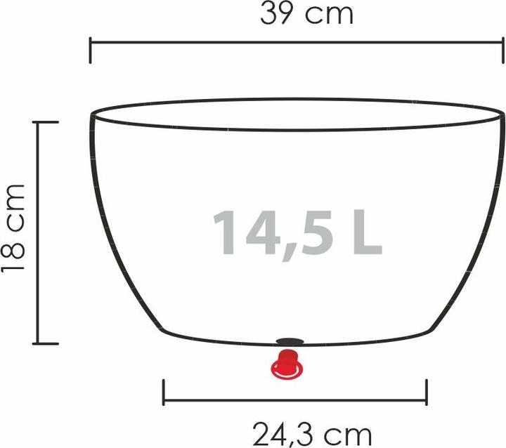 Produktbild Scheurich Barceo Bowl (39 x 17 cm)