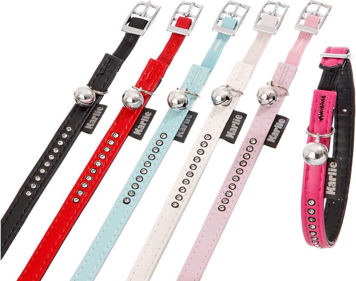 Actual product image Karlie Art Leather Plus Cat Collar Monte Carlo (XS, Cat)