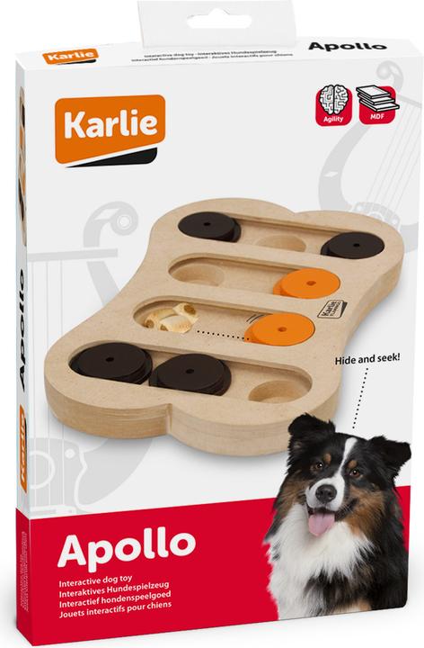 Productafbeelding Karlie Houten Hersentrein Apollo (Intelligentie speelgoedhond)