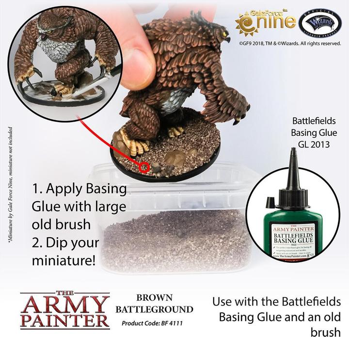 Actual product image Army Painter ARM04111 - Brown Battleground/Brown Underground