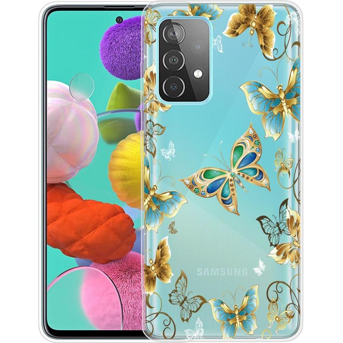König Design Hülle Handy Schutz für Samsung Galaxy A52 4G 5G A52s Case Cover Etui Transparent (Samsung Galaxy A52, Samsu...