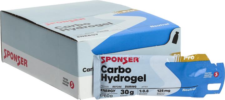 Image du produit Sponser Carbo Hydrogel (Neutre, 20 pcs, 1360 g)