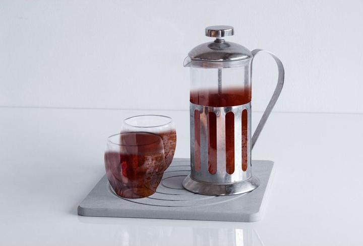 Actual product image Moonstone Skalta Coaster white (1x, Pan coaster)