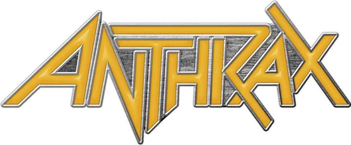Anthrax Enamel Infill Logo Badge