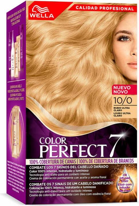 Produktbild Wella Color Perfect 7 100 Cobertura De Canas 10-0-Rubio Ultra Claro
