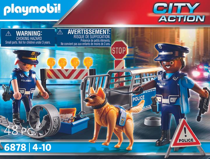 Immagine prodotto Playmobil Posto di blocco della polizia (6878, Playmobil Città d'azione)