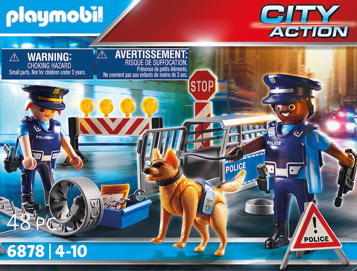 Actual product image Playmobil Police roadblock (6878, Playmobil City Action)