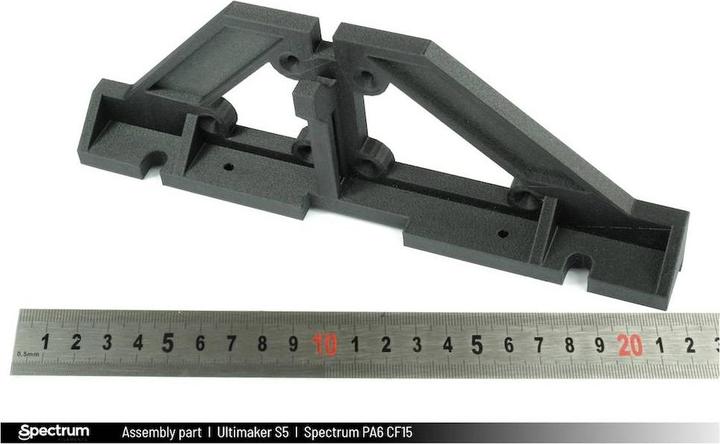 Actual product image 80584 PA6 CF15 Filament PA6 PA6-CF15 Carbon Carbon fibre reinforced Matt impact resistant (1.75 mm, 750 g)