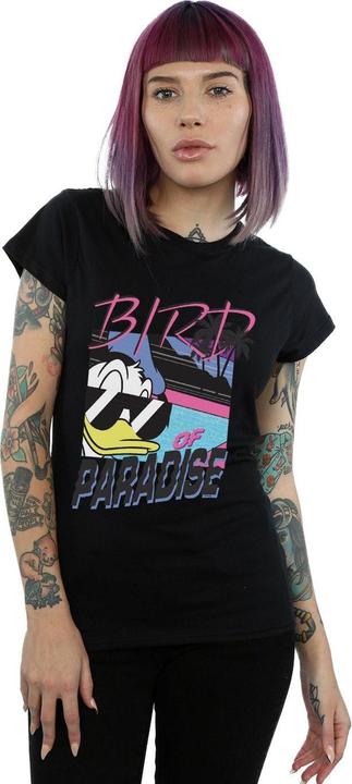Actual product image Disney Womens/Ladies Donald Duck Bird Of Paradise Cotton T-Shirt (M)
