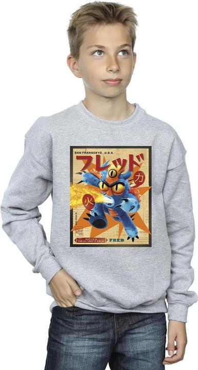 Image du produit Disney - Sweat BIG HERO BAYMAX FRED NEWSPAPER - Garçon (140, 146)
