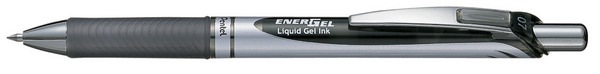 Actual product image Pentel EnerGel Xm (Black, Silver, 1 x)