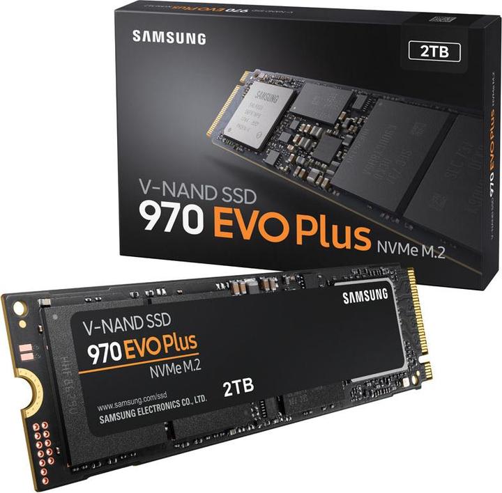 Actual product image Samsung 970 EVO Plus (2000 GB, M.2 2280)