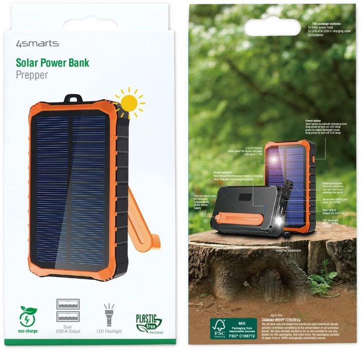 Produktbild 4smarts Prepper (12000 mAh, 10.50 W, 44.40 Wh)