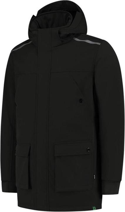 Actual product image Tricorp Winter Softshell Parka Rewear 402713 - Zwart - XL (XL)