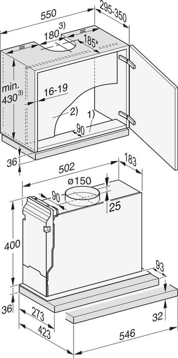 Produktbild Miele DAS 2520 (Flachschirmhaube)