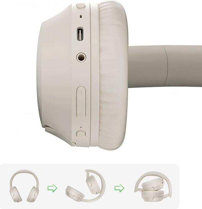 Produktbild QCY Wireless Headphones H2 PRO (white) (60 h, Kabellos)