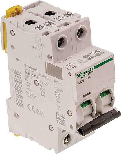 Immagine prodotto Schneider Acti9 iC60N 2P D 6A MCB