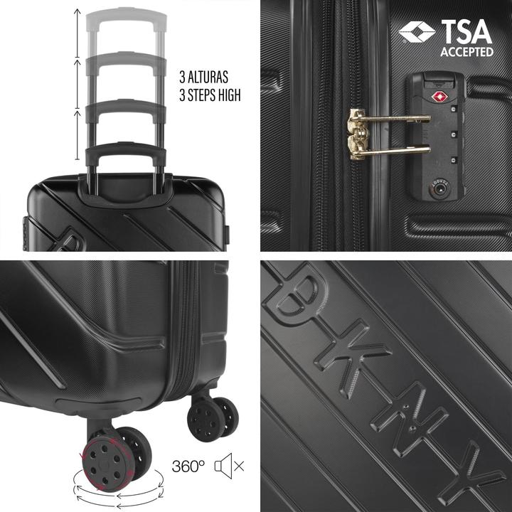 Image du produit DKNY Robuster Hartschalenkoffer mit 4 Rollen und Dehnungsfalte (64 l)