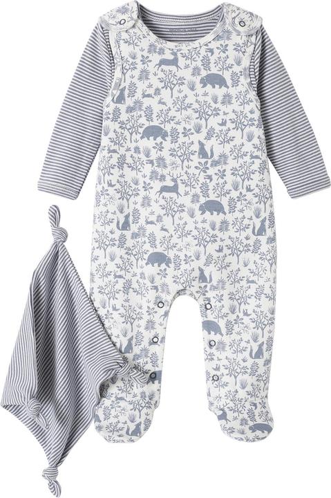 Actual product image Vertbaudet Baby-Set: Strampler, Body & Schmusetuch, Bio-Baumwolle Oeko-Tex (62)