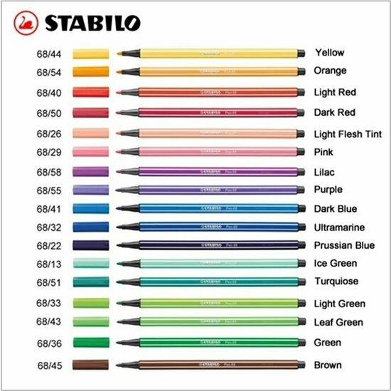 Productafbeelding STABILO Pen 68 (Eucalyptus, 1 x)