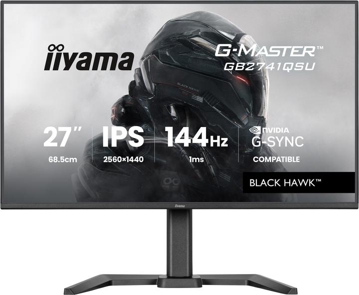 iiyama 68.6cm (27") GB2741QSU-B1 16:9 HDMI+DP+2xUSB IPS (2560 x 1440 pixels, 27")