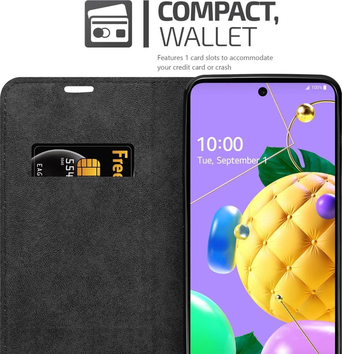 Actual product image Cadorabo Book Invisible Magnet Cover (LG K52)