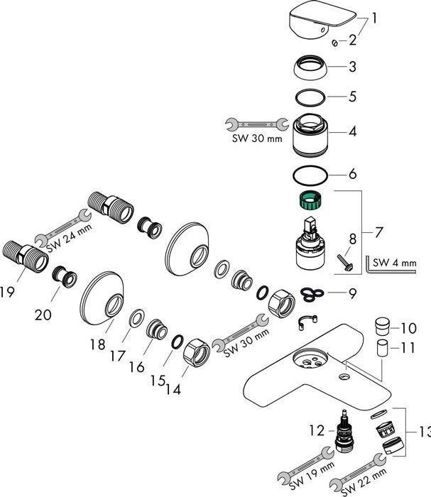 Produktbild hansgrohe Logis Chrom
