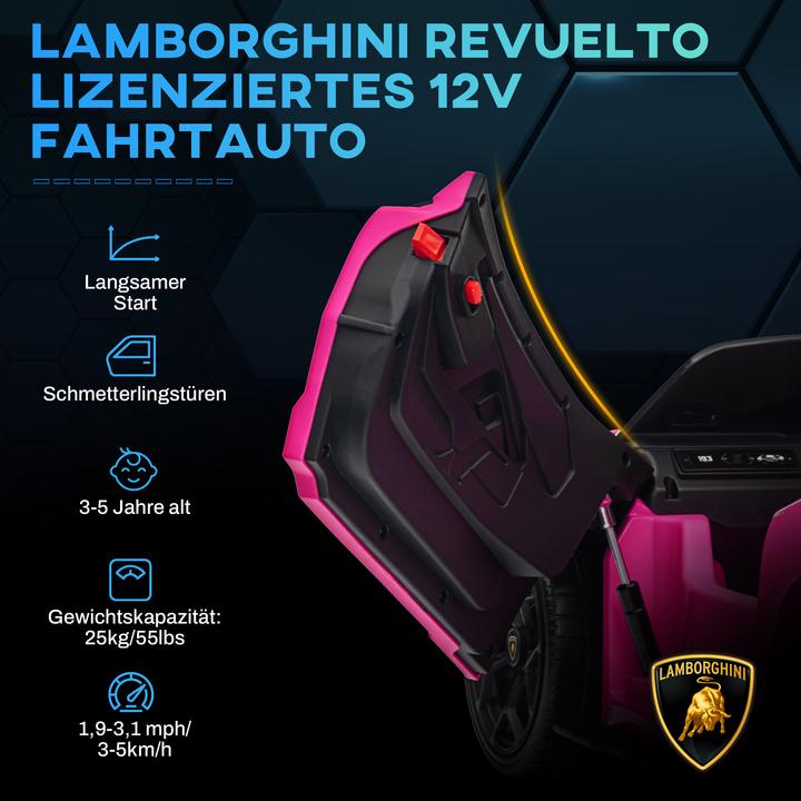 Actual product image Aiyaplay Kinder Elektroauto Kunststoff, Stahl Rosa