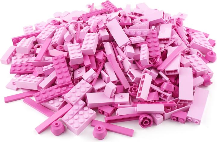 Immagine prodotto LEGO Mattoncini rosa misti - 250 pezzi - Miscela di mattoncini rosa - NUOVO (Accessori LEGO)