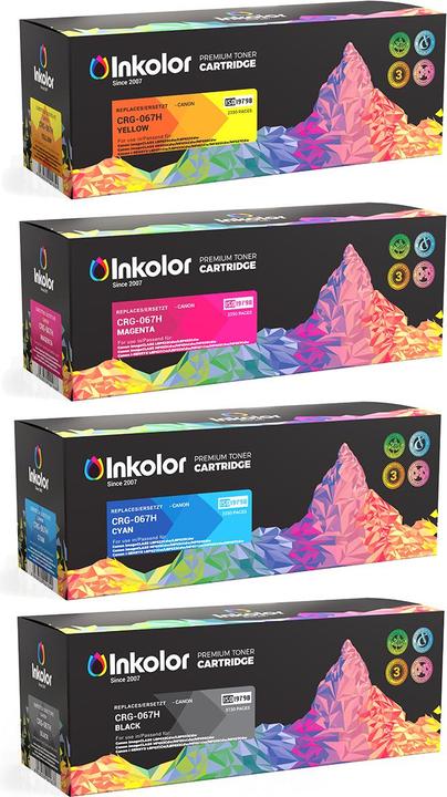 Actual product image Inkolor Canon 067H Multipack (CMYK)