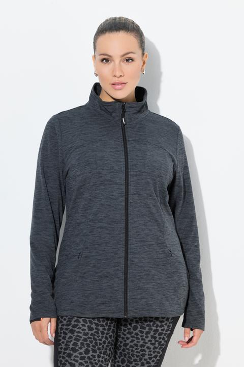Actual product image Ulla Popken Quick Drying Zip Up Sweatshirt (56)