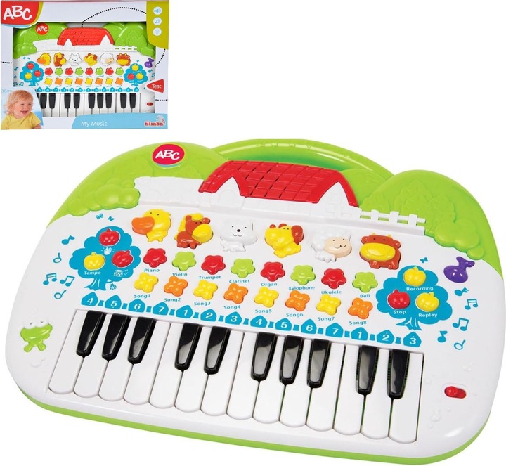 Actual product image Simba ABC Animal Keyboard (English)