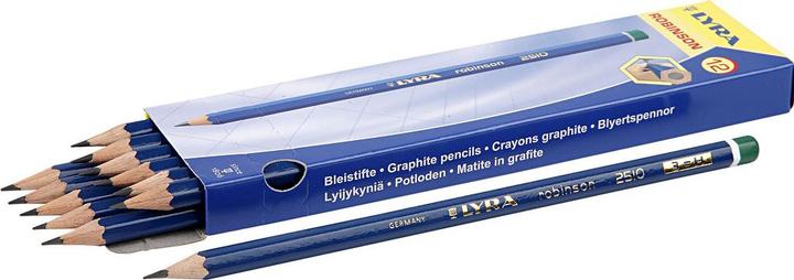 Actual product image Lyra Robinson Pencils (2 mm, 2H, 11x)